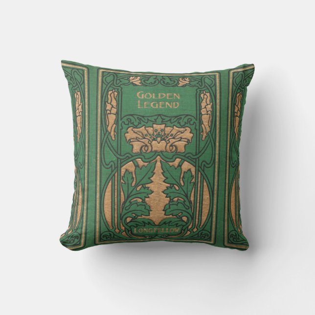 Coussin Art Nouveau Lecture (Recto)