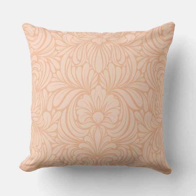 Coussin Art Nouveau Spirit Peach on Peach (Recto)