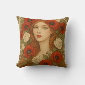 Coussin Art nouveau Throw Pillow