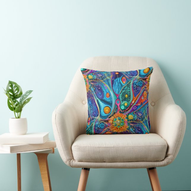 Coussin Art of Image Abstraction - motif transparent 10 (Chaise)