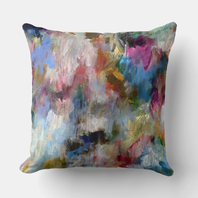 Coussin Art original Abstrait Storm (Recto)