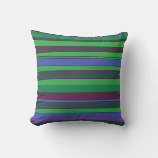 Coussin Art Peinture couleur bande rétro Design Abstrait