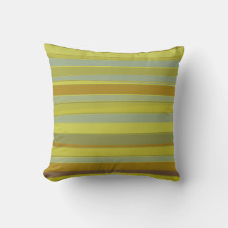 Coussin Art Peinture couleur bande rétro Design Abstrait