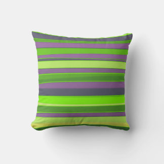 Coussin Art Peinture couleur bande rétro Design Abstrait