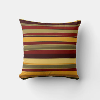 Coussin Art Peinture couleur bande rétro Design Abstrait