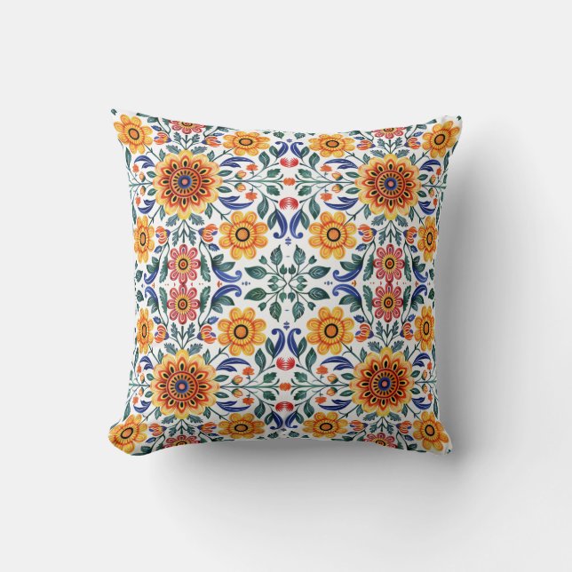 Coussin Art populaire hongrois (Recto)