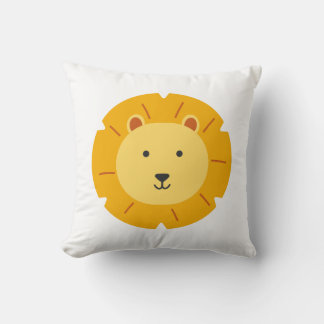 Coussin Art pour l'anniversaire des enfants Lion
