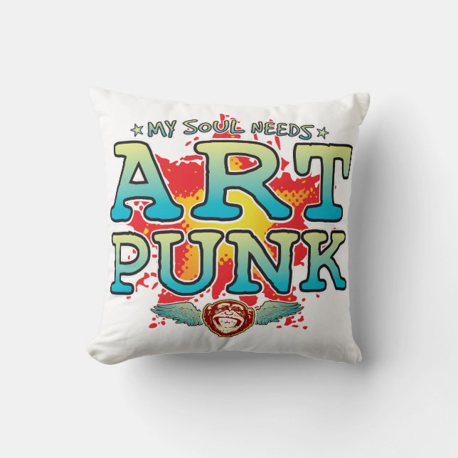 Coussin Art Punk Soul Cushion (Recto)