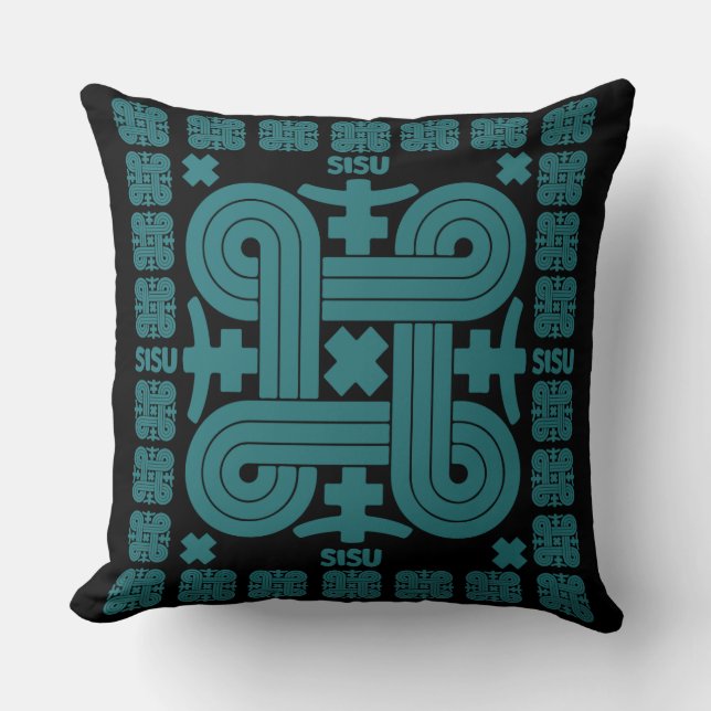 Coussin Art Sisu finlandais (Recto)