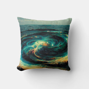 Coussin Art surréaliste Une Galaxie Océanique