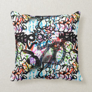 Coussin Art urbain Graffiti art motif