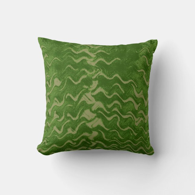 Coussin Art vagues moderne 2 (Recto)