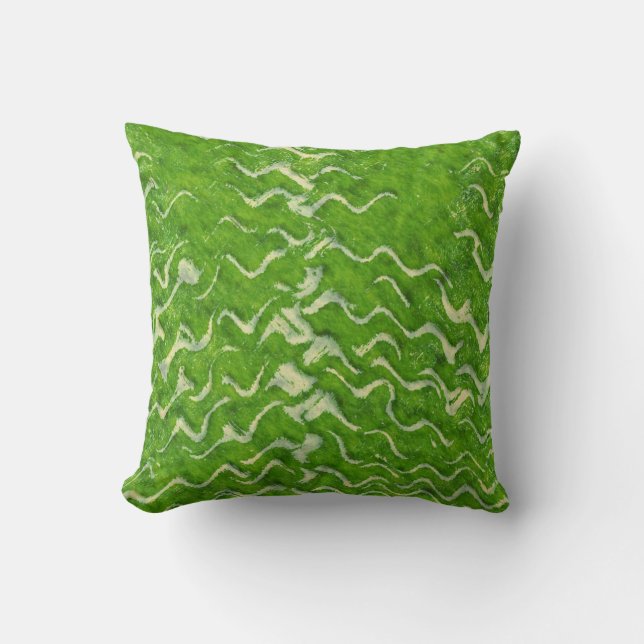 Coussin Art vagues moderne 3 (Recto)