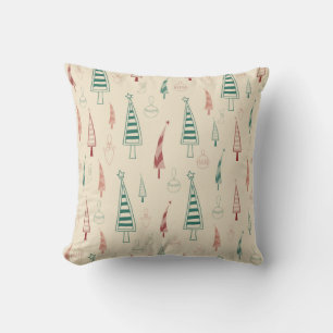 Coussin Art Vintage Noël Art Plante Art One Little Christa