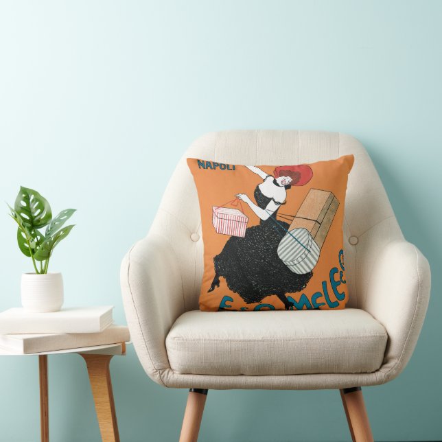 Coussin Art vintage Nouveau Magazzini Italiani par Capiell (Chaise)