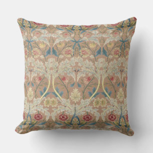 Coussin Art William Morris Broderie Florale