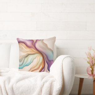 Coussin Arté Abstraite d'encre d'alcool