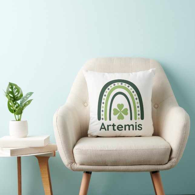 Coussin Artemis Clover Boho arc-en-ciel (Chaise)