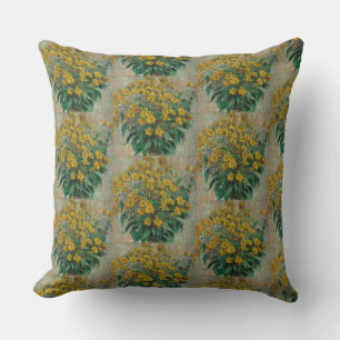 Coussin Artichauts de Jérusalem vintage