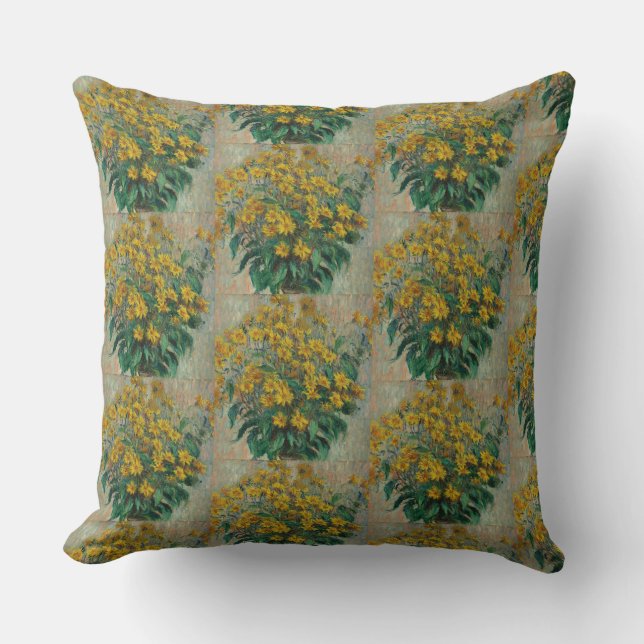 Coussin Artichauts de Jérusalem vintage (Recto)