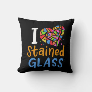 Coussin Artiste en verre tendu