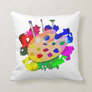 Coussin Artiste Palette