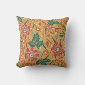 Coussin Artistic Watercolor Flowers : Arrière - plan color