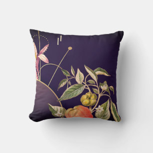 Coussin Artistique Abstrait Botanique Poivre Capsicum