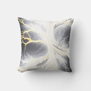 Coussin artistique Abstrait d'arbre à énergie bril
