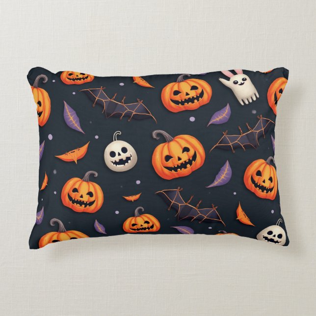 Coussin artistique de l'Halloween (Devant)