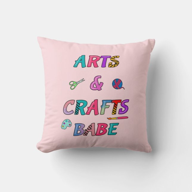 Coussin Arts et artisanat Babe (Recto)