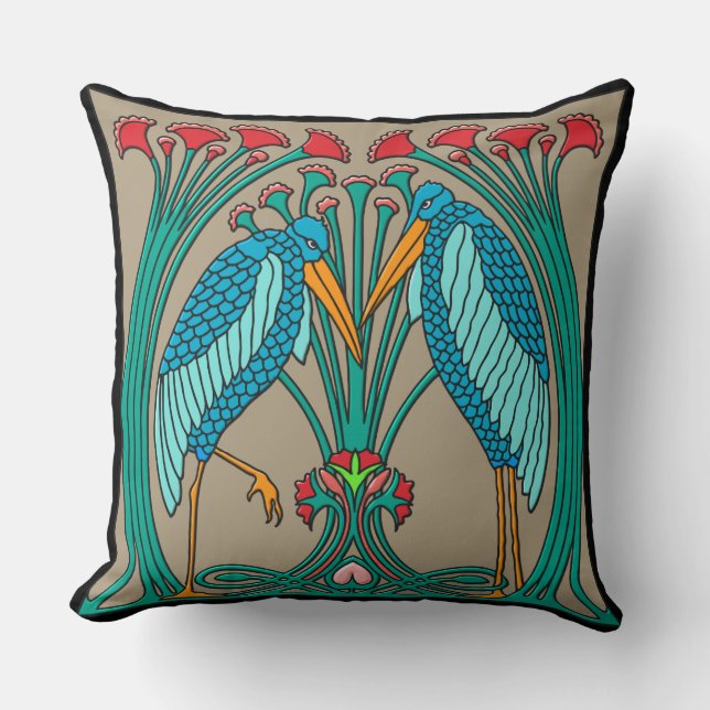 Coussin Arts et grues de métiers (Recto)