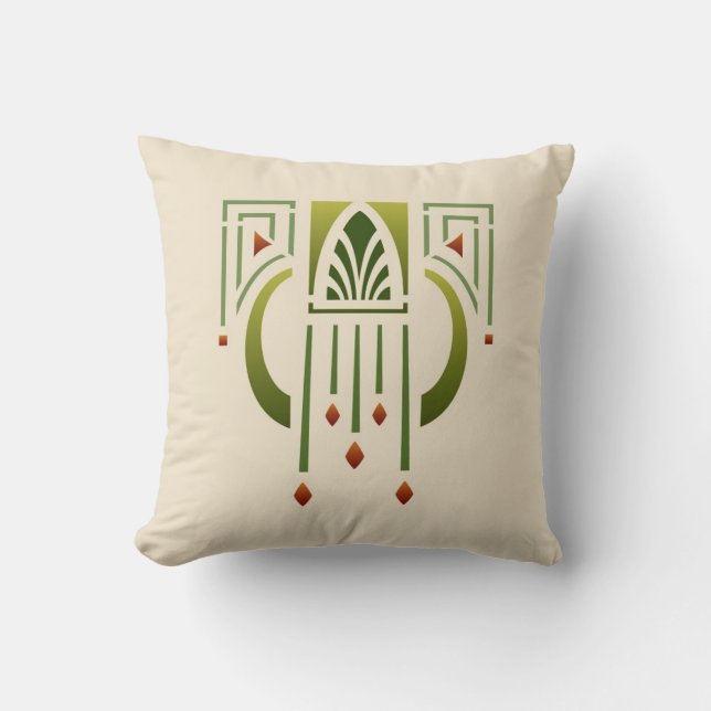 Coussin Arts et pendentif #5 de métiers (Recto)