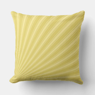 Coussin Arylide jaune Couleur Bande Motif funky
