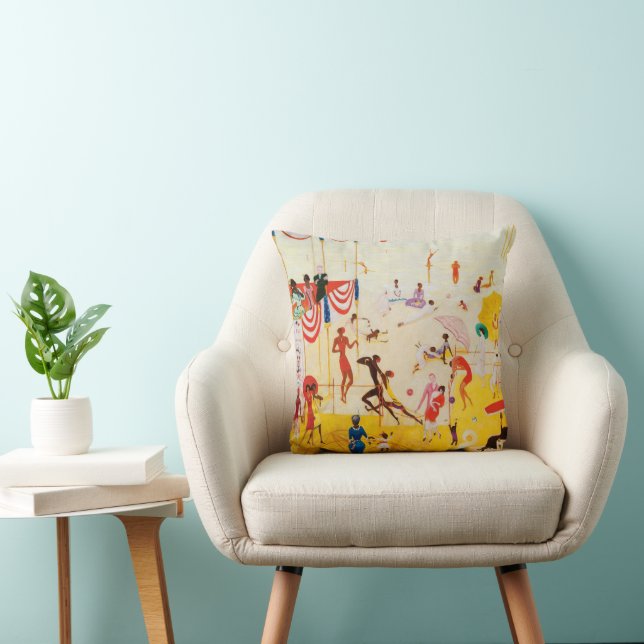 Coussin Asbury Park Sud par Florine Stettheimer (Chaise)