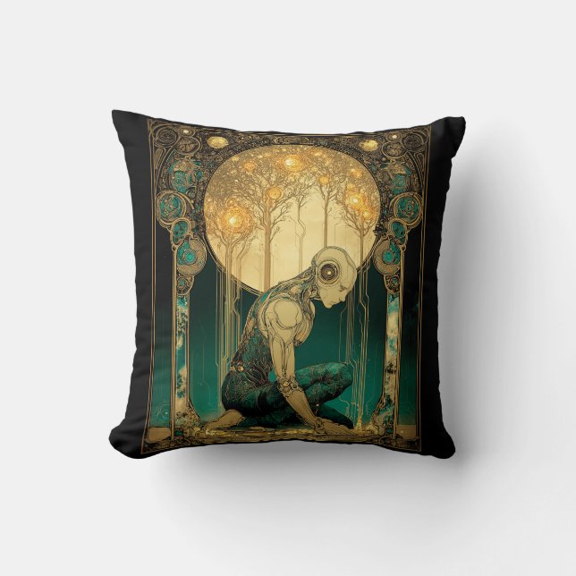 Coussin Ascension Lumineuse (Recto)