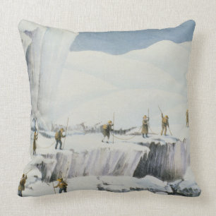 Coussin Aspect fréquent de la glace avec des ponts de Sno