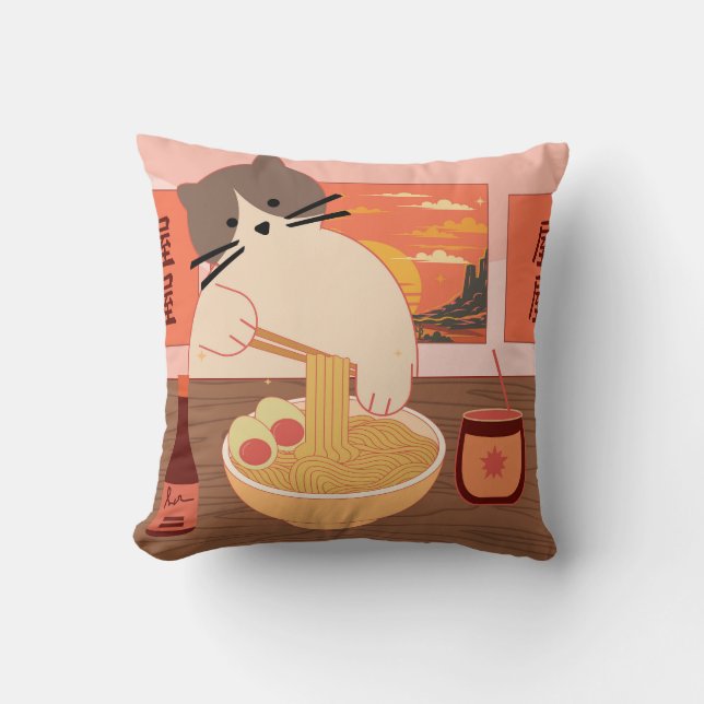 Coussin Aspiration de Ramen (Recto)