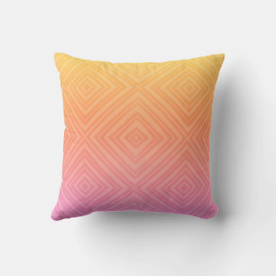 Coussin Assez Pastel Hypnotique Diamant Moderne Art Pop