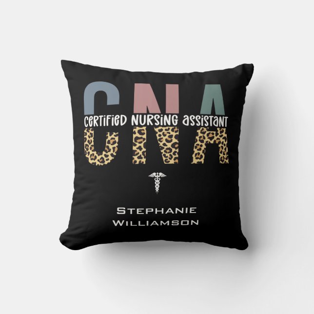 Coussin Assistant infirmier certifié CNA personnalisé (Recto)