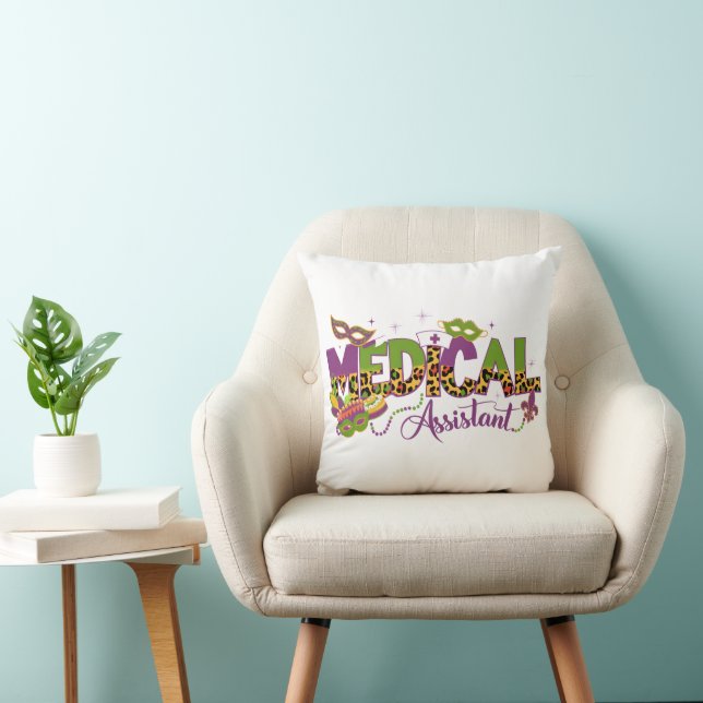 Coussin Assistant Médicale - Mardi Gras (Chaise)