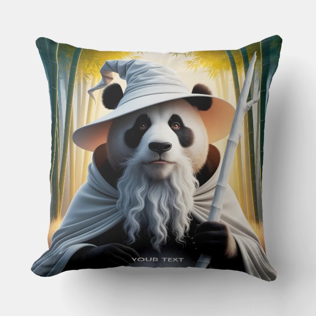 Coussin Assistant Vieux Panda Imaginaire (Recto)
