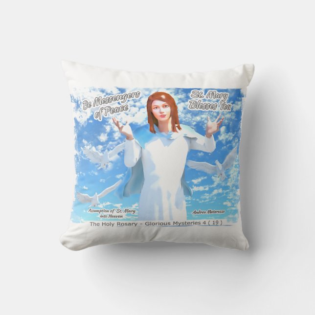 Coussin Assomption de Sainte Marie au Ciel 2 (Recto)