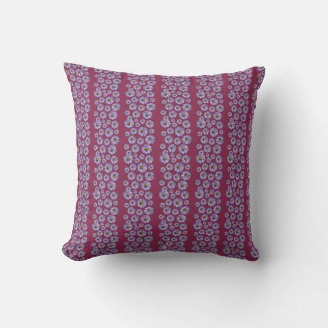 Coussin Astres violets (Recto)