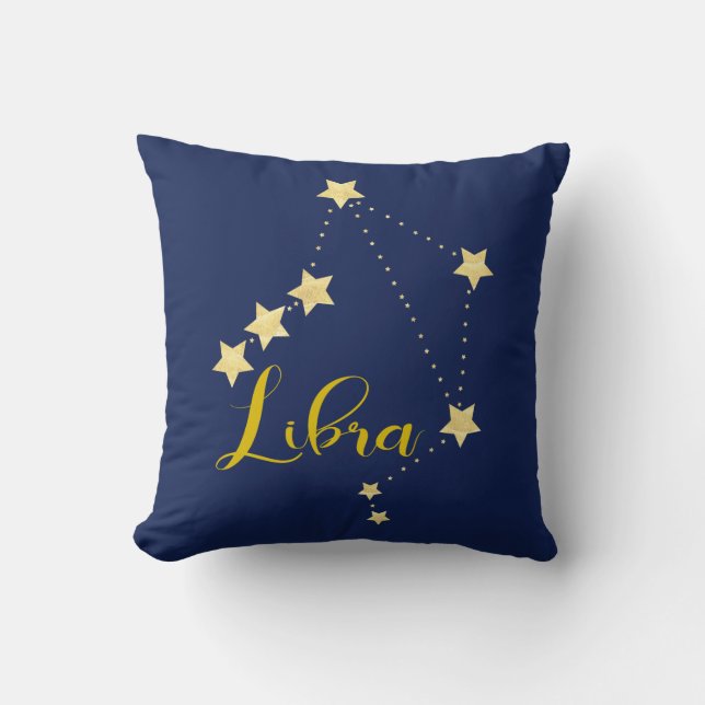 Coussin Astrologie de la bibliothèque avec constellation d (Recto)