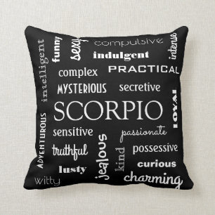 Coussin Astrologie de Scorpio