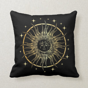 Coussin Astrologie des étoiles spirituelles Art de la lune