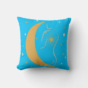 Coussin Astrologie du Zodiac - Étoile d'art de la ligne fé
