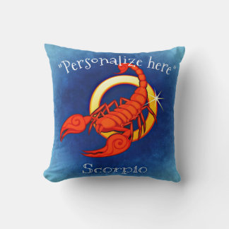 Coussin Astrologie Horoscope Scorpio Jeu décoratif P