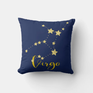 Coussin Astrologie virale avec constellation d'étoiles